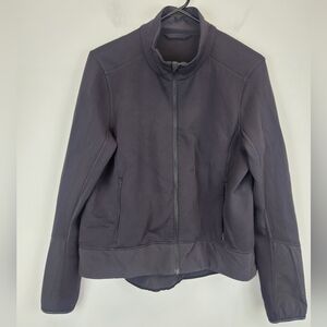 Lululemon Forme Jacket Black Size 12 Full Zip.